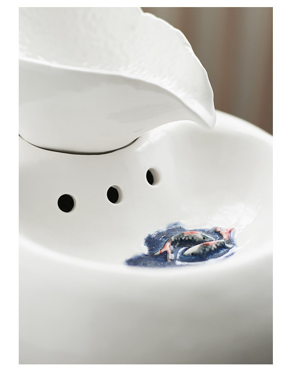 Purrfect Porcelain Cat Water Fountain