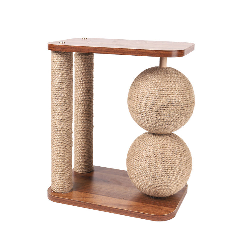 EcoPaw Chic: Stylish Wooden Cat Climber