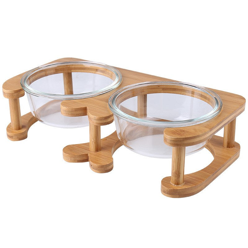 SustainaGlass Eco-Friendly Cat Food Bowl