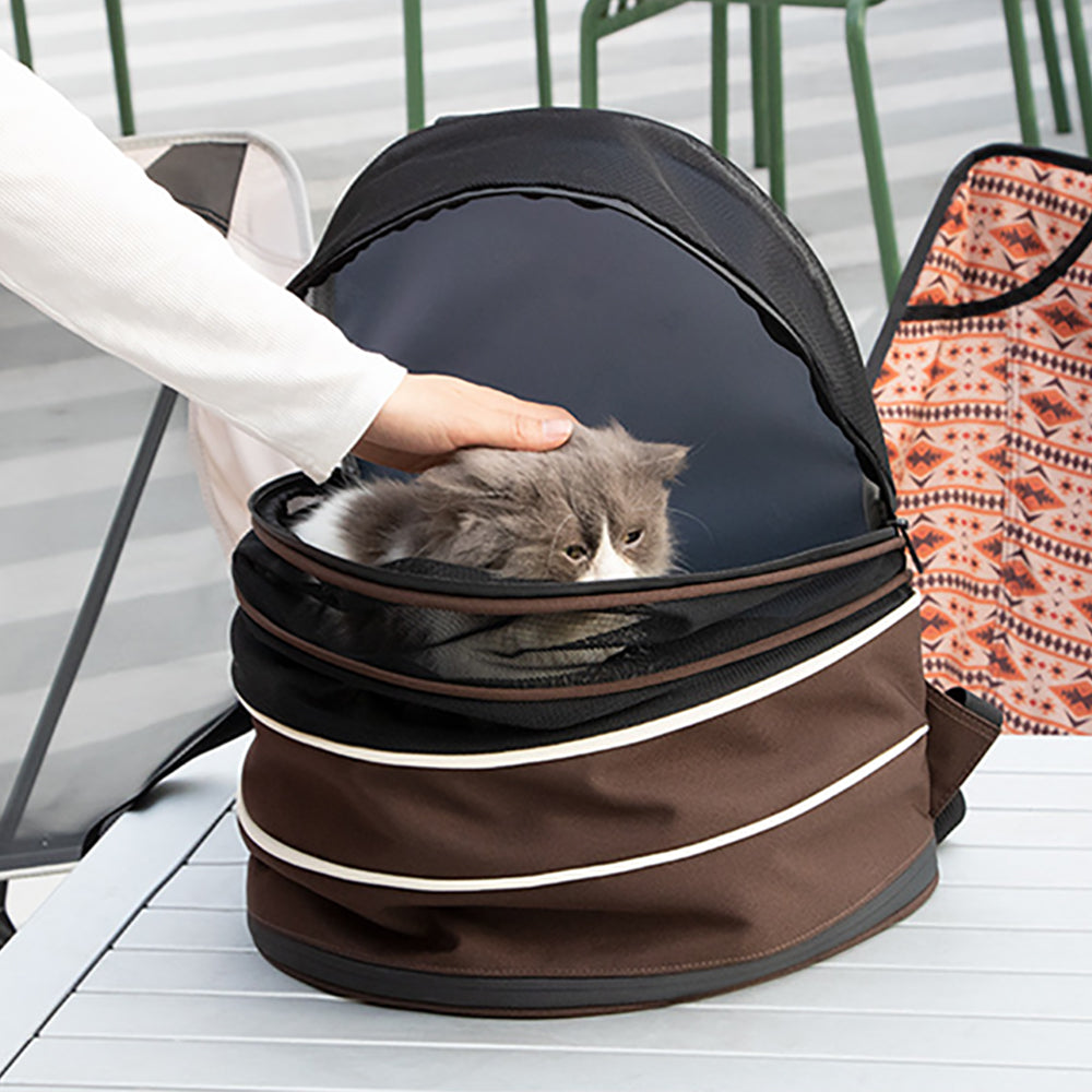 VenturePaws Dual-Carry Pet Carrier: Breathable Cat Adventure Backpack