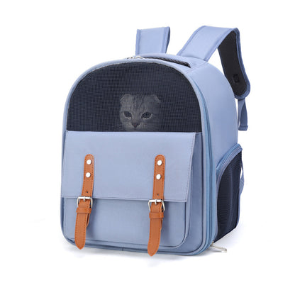 RoamingPaws Breathable Pet Backpack: Portable Outdoor Companion