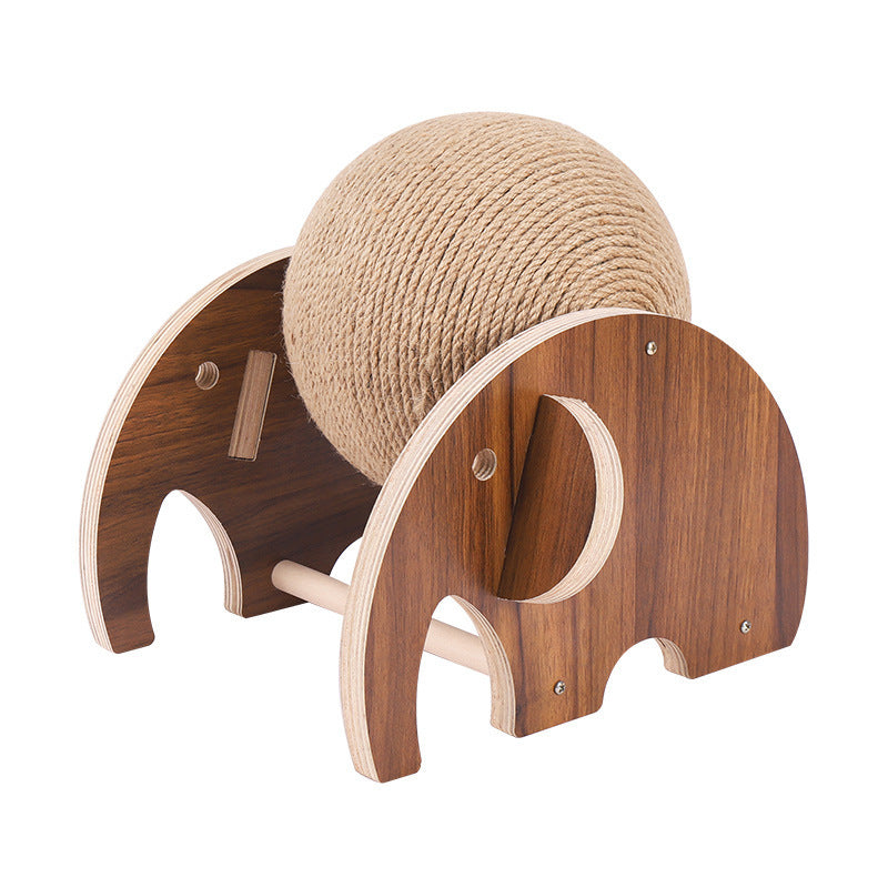 EcoPaw Chic: Stylish Wooden Cat Climber