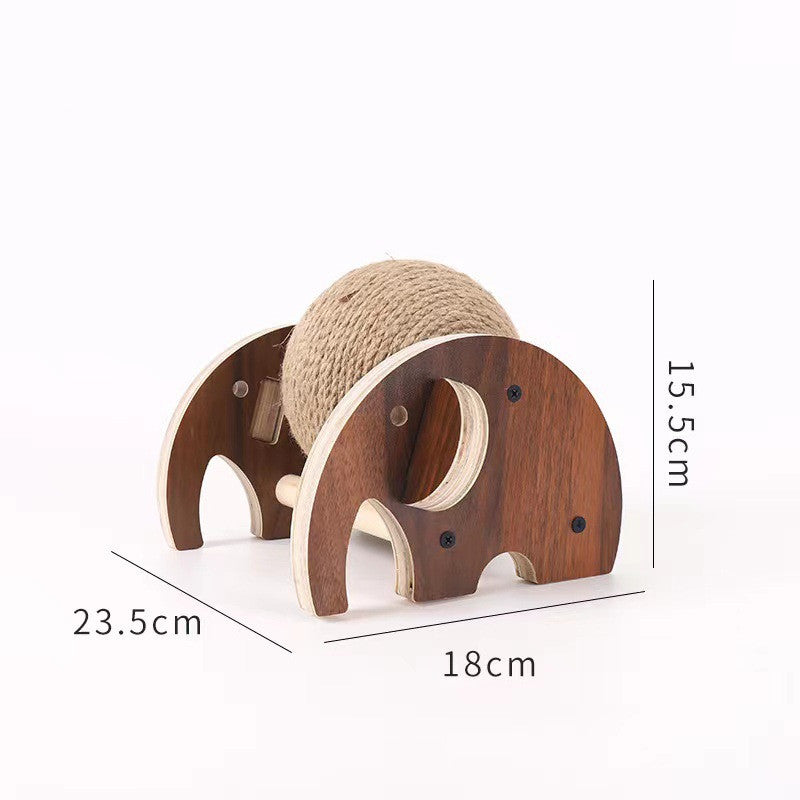 EcoPaw Chic: Stylish Wooden Cat Climber